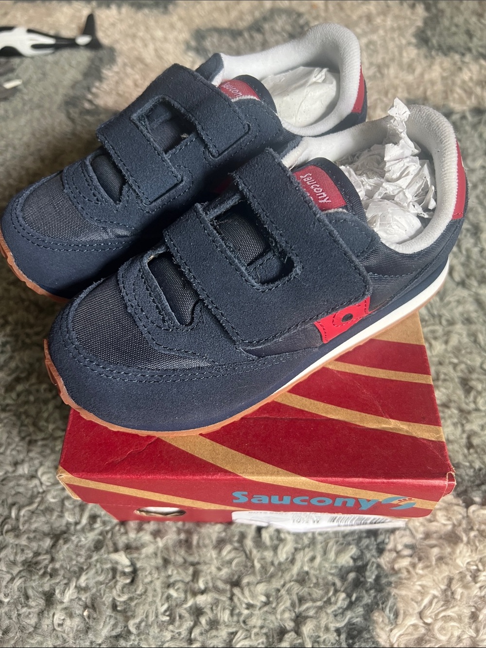 Saucony jazz navy & red
